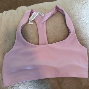 ALO Yoga Light Pink Sports Bra